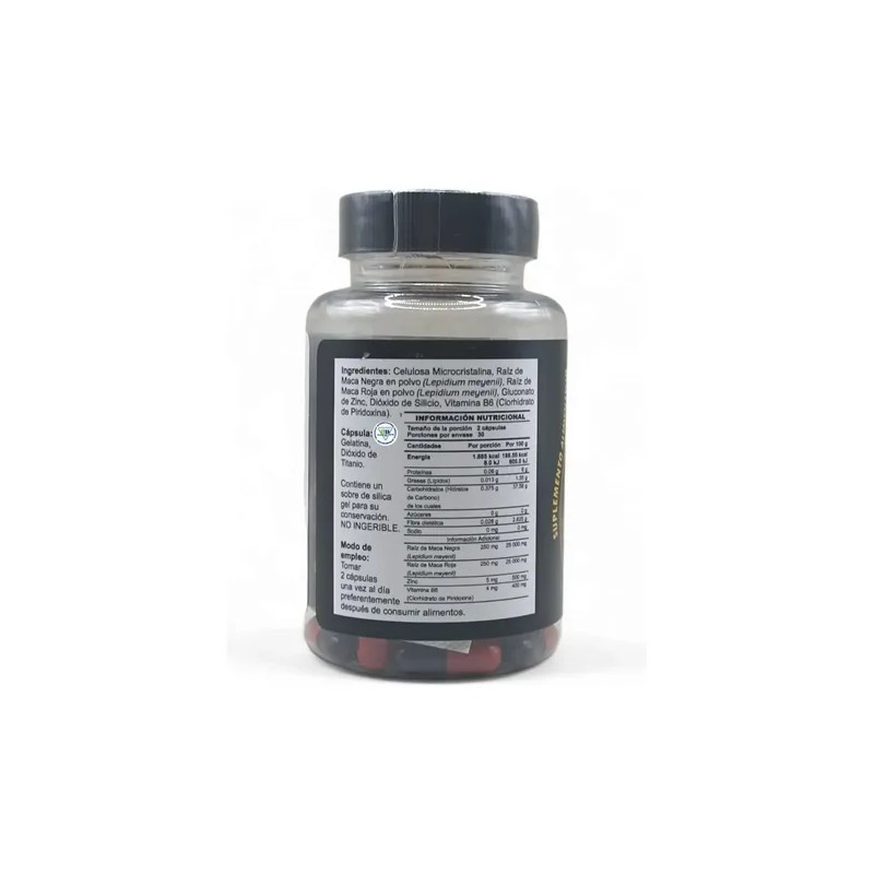 Maca Negra Y Roja C/60 Capsulas 500 Mg C/u Altus
