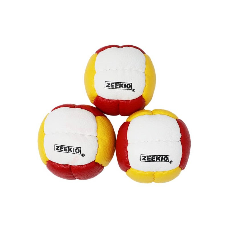 Zeekio Galaxy Juggling Balls - Premium 12 Panel Genuine Leather