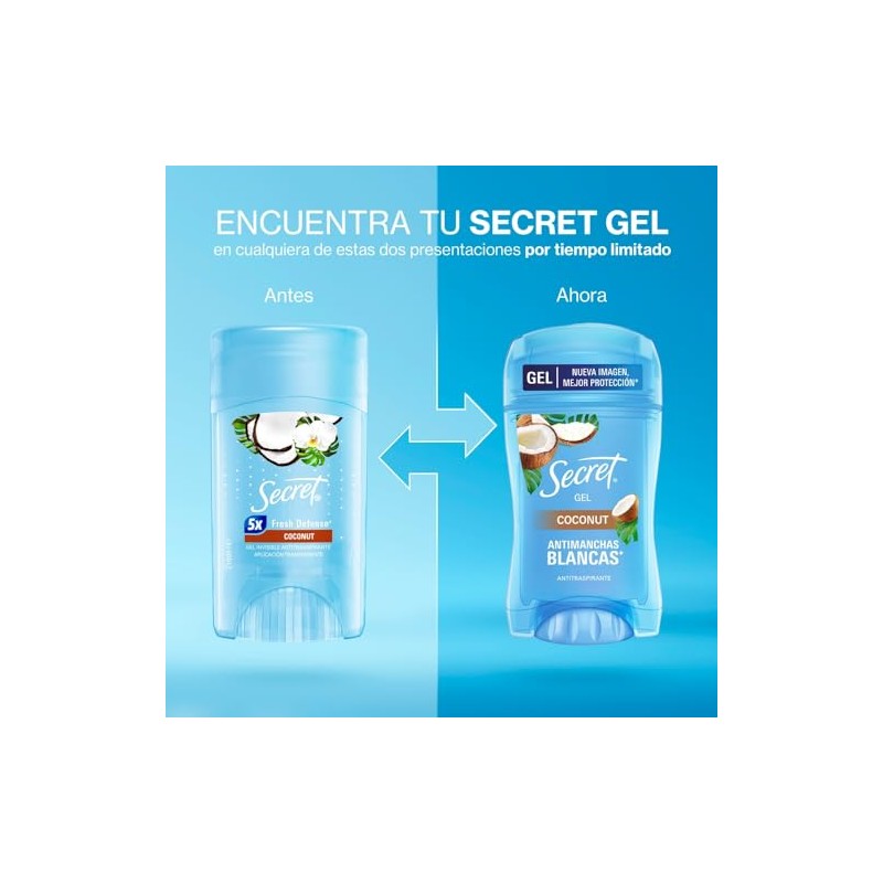 Secret Gel Coconut 45g