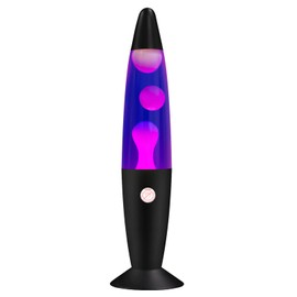 Vanful Purple Liquid Motion Lamp for Adults and Kids Magma Motion Lamps with White Wax Flows for Home Christmas Thanksgiving Day Decoration Cool Nightlight Lamp with Black Base