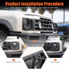 Tumukiw 2PCS Car Headlight Cover Compatible with INEOS Grenadier 2020-2025,