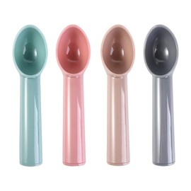 Ice Cream Spoon 4PCS Cream Baller Scoopds Thickened Non-stick Fruit Puree Shovel Plastic Cream Baller Scoop Party Dessert Scoop Kitchen Accessories