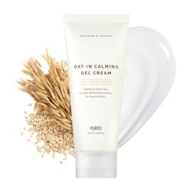 PURITO Oat-in Calming Gel Cream 100 ml / 3.38 fl. oz. vegan, facial cream, moisture cream for face, natural ingredients