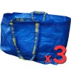 IKEA FRATKA BLUE BAG (Set Of 3)