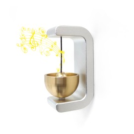Shopkeepers Bell for Door Opening, Door Chime for Business When Entering, Easy to Install Magnetic Doorbell, Unique Business Decorations and Entrance Hanging Decorations- Creative Gift (Silver)