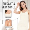 MANCYFIT Womens Full Slips Long Cami Dresses Adjustable Spaghetti Strap