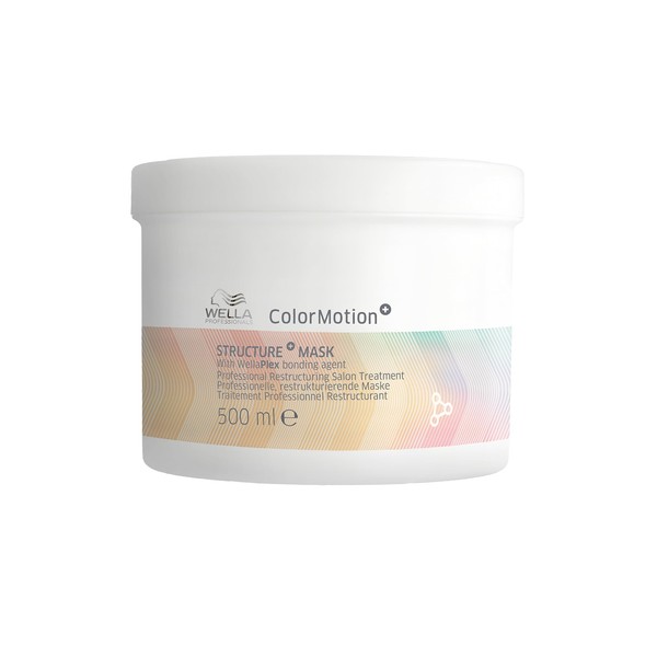 Wella Professionals ColorMotion+ Hair Treatment - Professional Hair Mask for Coloured Hair - Intensive Repair and Care with WellaPlex Structure Firmer for More Shine and Resistance - 500 ml
