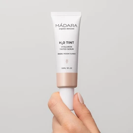 MÁDARA H2O Tint Hyaluronic Tinted Serum, #2 Moon Flower 30 ml - A Tinted Serum that provides Weightless Moisture and Freshness with Every Drop - for a Radiant Complexion.