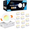 OUKEETO 3 Inch Led Recessed Light - 3000K/ 4000K/ 5000K