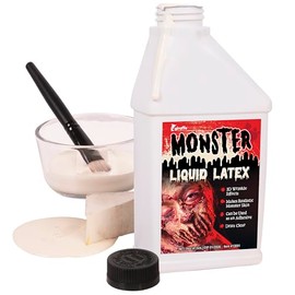 Látex Monstruo líquido, pinta 16 onzas, crea Monster/Piel Zombie y FX