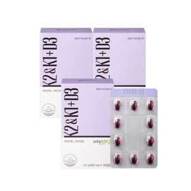 Onyu Bio Bone Health Patent TransMK-7 K2+D3 3 boxes (3 months supply) / 온유바이오 뼈 건강 특허 트랜스MK-7 K2+D3 3박스 (3개월분)