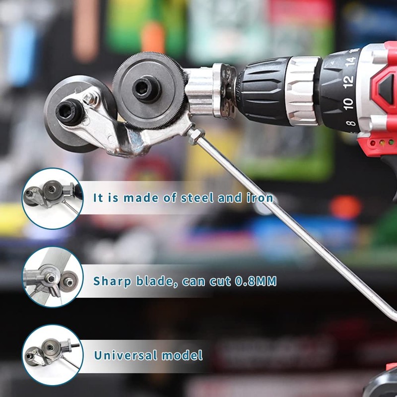 Accessories for Electric Drill, Tin Cutter, Metal Cutter, Manual Pull,