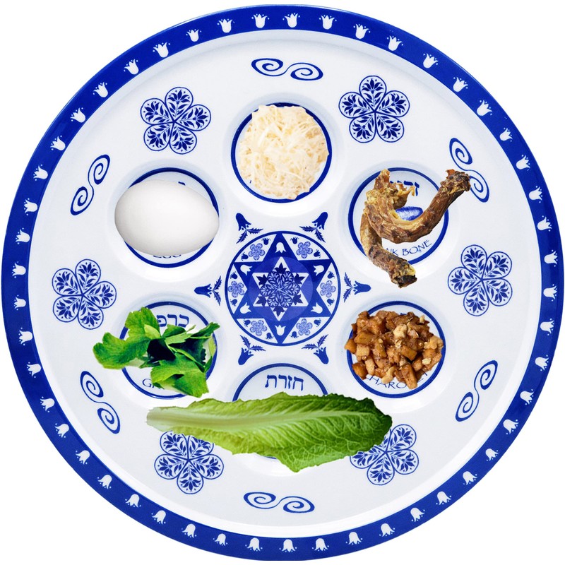The Dreidel Company - Plato de pascua con diseño renacentista
