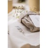 Flora Butter Cream Fabric Napkin with Forget-Me-Not Width 40 L