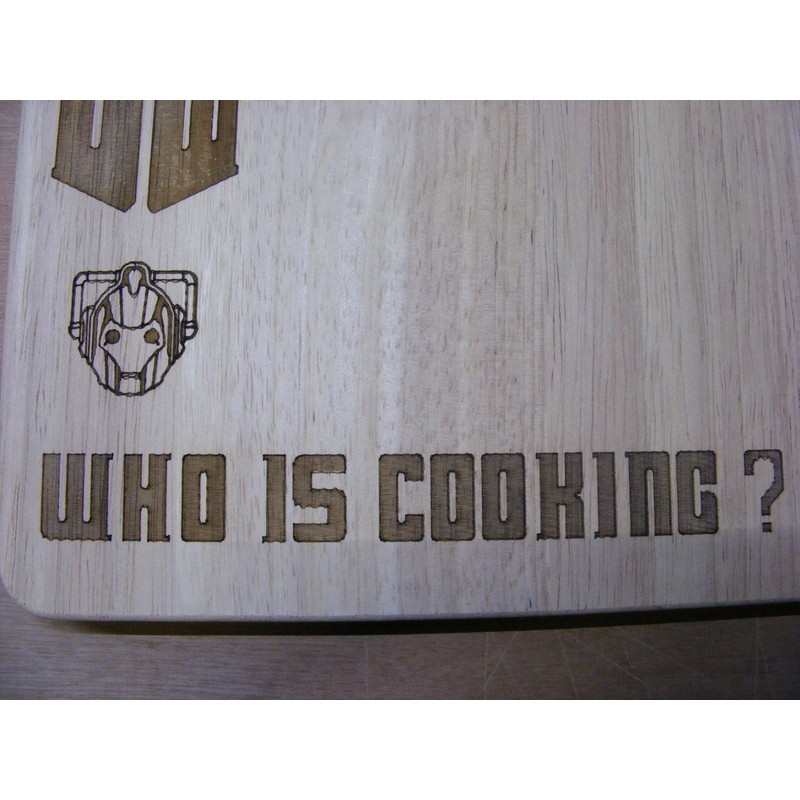 Doctor Who Dr Dalek Wood Chopping Cheese Board Gift Present