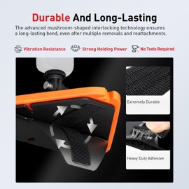 Dual Lock SJ3550 Made of 3M Heavy Duty Reclosable Fastener 1/2" x 4Ft Industrial Strength Mounting Strips Self Mating Interlocking Hook with Strong Adhesive for Indoor Outdoor Home Office Deco