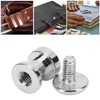 300 Sets DIY Book Binding Screw Double Layer Flat Head