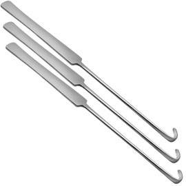 Veterinary Spay Snook Hook, 8 inches, Stainless Steel (3 pcs)
