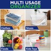 Lifemaster Multi-purpose Refrigerator Bins - 2 pieces Large Capacity Stackable