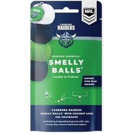 Smelly Balls Canberra Raiders Reusable Car Air Freshener Set
