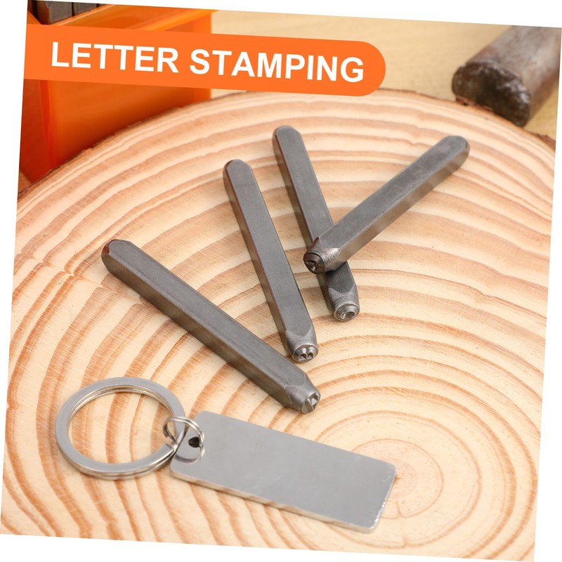 Operitacx 1set Metal Letter Stamping Kit Carbon Steel Alphabet and