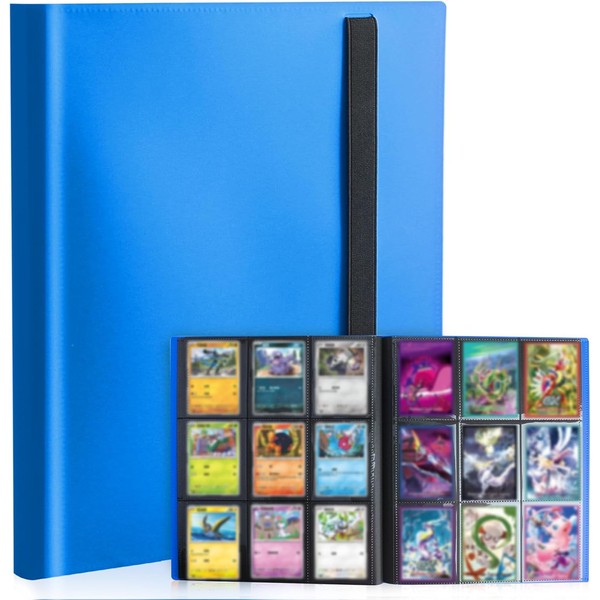 Card Binder 9-Pockets,Trading Card Binder,20 Pages, 360 Card Capacity Collection