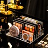 JessLab Eyeshadow Palette Makeup Organiser, Acrylic 7-Section Divided Make Up