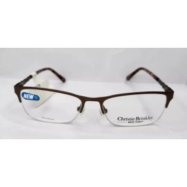 Christie Brinkley C 312 BRN Brown Eyeglass Frames 52 16 135