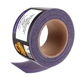 Dura-Gold Premium 400 Grit Purple Ceramic Mesh Longboard Sandpaper, 2-3/4" Wide Continuous 10 Yard Roll - Dustless Hook & Loop Backing for Auto & Woodworking Air File Long Board Sanders, Sanding Block