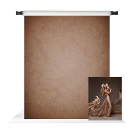 Kate Dark Brown Abstract Photo Backdrop Old Master Backdrop Texture Art Portrait Photography Backgrounds Photo Studio Props Pictures, 7X5ft