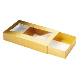 IBILI ESTUCHE para TURRON, Stainless Steel, Gold, 10 x 22 x 3 cm