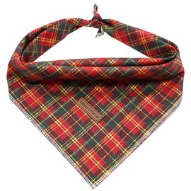 Elegant little tail Dog Bandana, Christmas Dog Bandana 1PC Dog Bandanas Holiday Bib Scarf Washable Square Dog Scarf Adjustable Dog Kerchief for Small Medium Large Dogs