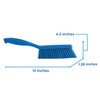Vikan 45893 Bench Cleaning Brush, Polypropylene/Polyester Medium Bristle Dustpan Brush
