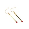 Red Matchstick Strike Earrings
