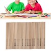 50PCS Environmental Protection Wooden HB 2B Pencil Graphite Writing Pencil(2B