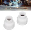 White Color Glass Tig Welding Cups 2PCS for Tig Welding