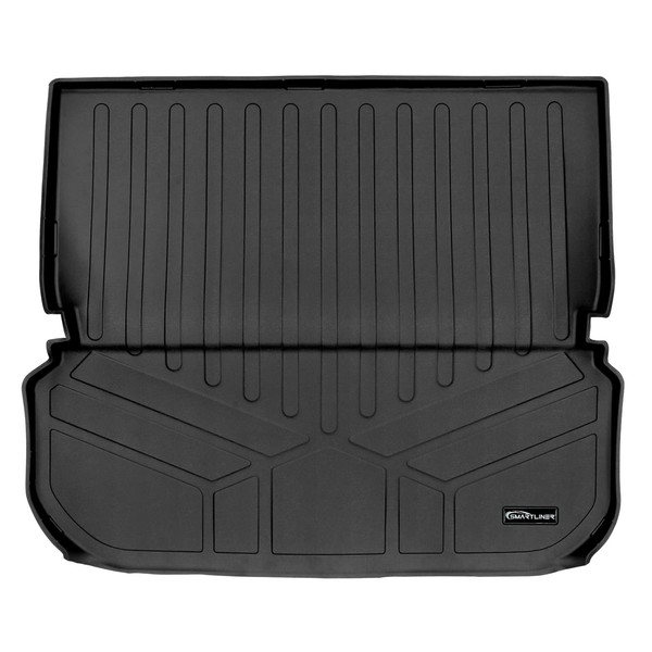 SMARTLINER All Weather Custom Fit Cargo Liner Mat Behind 2nd Row Black Compatible with 2022-2023 Infiniti QX60