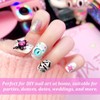 PEXIVOZ Pack of 24 Cute Fake Nails with Pattern, Artificial