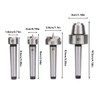 AIMALL 4PCS Wood Lathe Centre Set with MT1 Taper, Drive