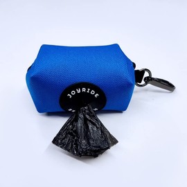 Joyride Harness Poop Bag Dispenser - 1 Additional Roll of Premium 9”x13” Poop Bags Included, D-Clip Attaches to Leash or Harness - Fits Standard Doggy Waste Bag Rolls