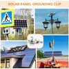 DEWIN Earth Clamp, Solar Panel Mounting Brackets, 4 Sets Solar
