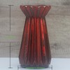 CFDECOR Mercury Glass Pillar Candle Pedestal Holders with Fairy Lights,