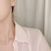 Gift packaging 14k pearl necklace and earrings silver set gold
