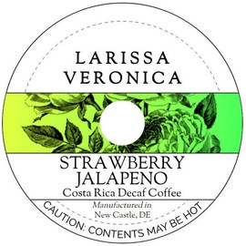 Strawberry Jalapeno Costa Rica Decaf Coffee (Single Serve K-Cup Pods) (Gourmet, Naturally Flavored, Whole Coffee Beans) (12 pods, ZIN: 578560) - 3 Pack