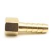 AHFMANG 10PCS Brass Hose Barb Fitting 1/4" Barb x 1/8"