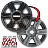 Brighter Design Gloss Black 17in Wheel Skin Overlays for GMC