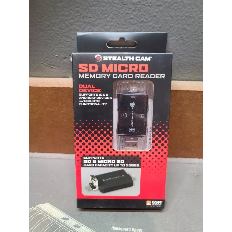 Stealth Cam Triple Connection SD MICRO Memory Card Reader Android/IOS