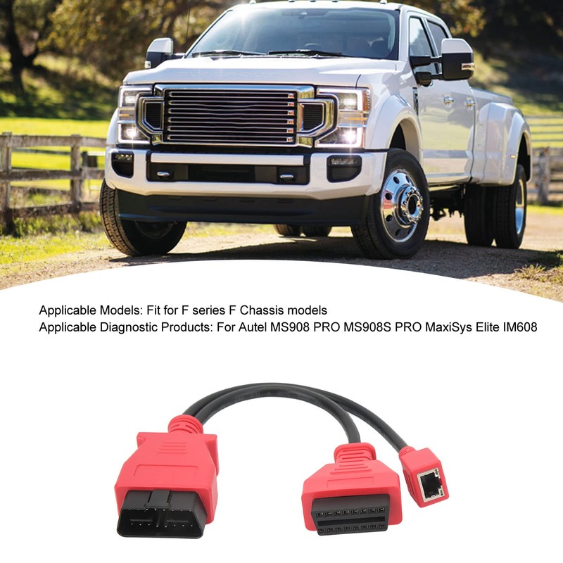 Diagnostic Connector Programming Cable Connector Ethernet OBD2 Cable Adapter for