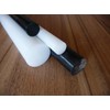 Round Pole Made of POM Black Diameter 28 mm Length