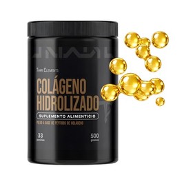 Colágeno Hidrolizado Para Hombre - Tawr Elements 500g – Suplemento En Polvo - Con Ácido Hialurónico, Vitamina C y E - Sin Azucar - Para Bebidas - Para